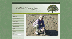 Desktop Screenshot of caloakgoats.com